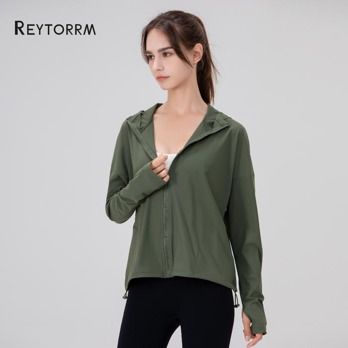 Reytorrm Jaket Olahraga Wanita Jaket Anti Uv Upf50+