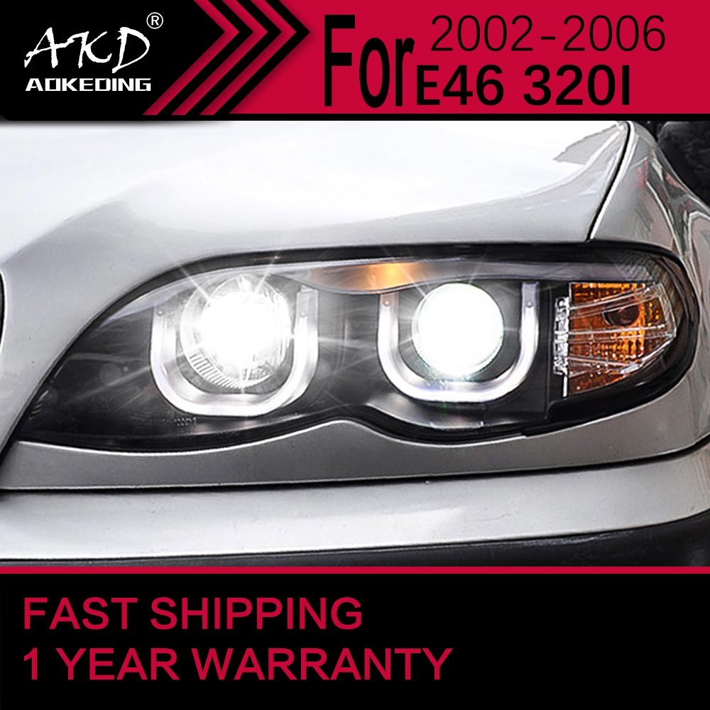 Car Lights for BMW E46 LED Headlight 2001-2006 320i 318i 323i Head