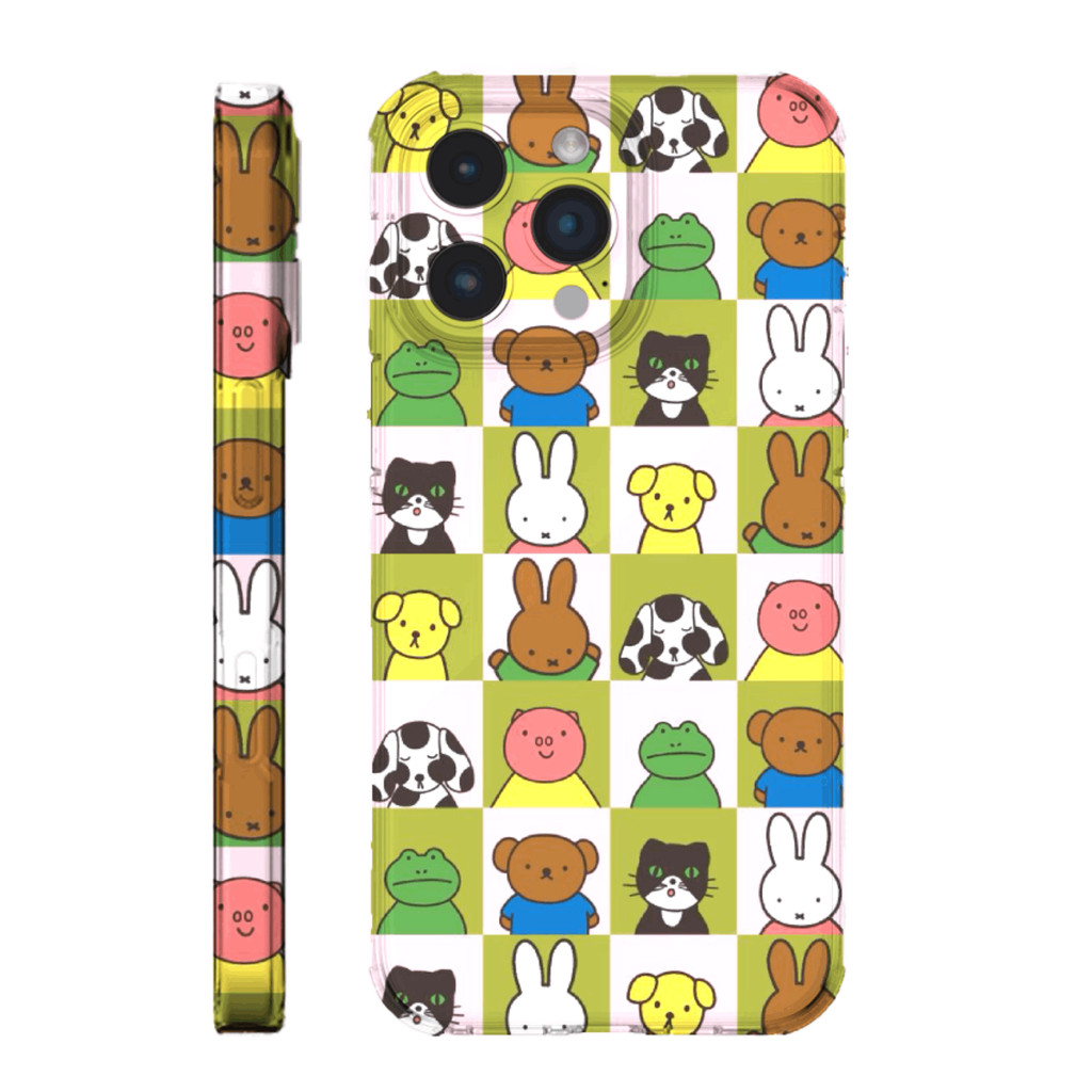 Hardcase Motif Hewan Hewan Lucu Iphone 12 Iphone 14 Plus Iphone 13 Iphone 15 Iphone 16 Iphone Xr Cas