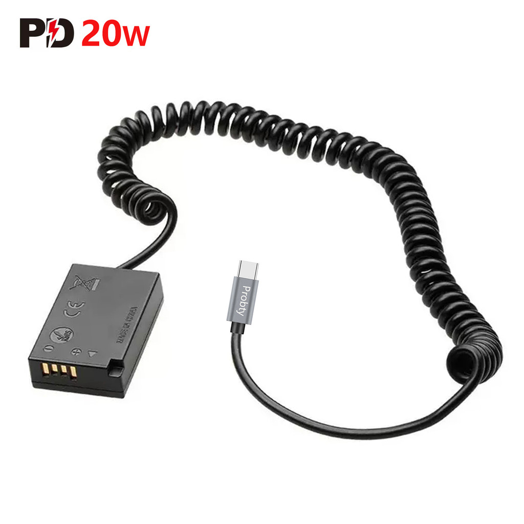 DR-E18 Type USB C LP-E17 Dummy Battery DC Power AC Adapter For Canon