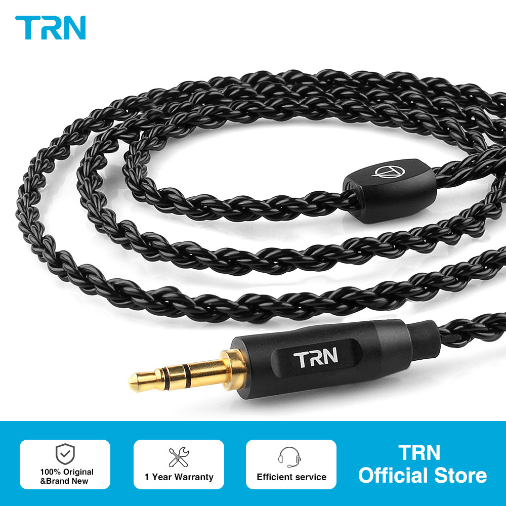 TRN A3 6 Core Earphones Cable  High Purity Copper Cable With 3.5mm MMCX/2PinTRN V90 V30 V80 TRN MT1 