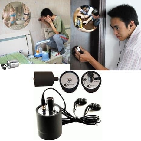 CSIV Spy Bug Wall Home Alat Sadap Suara Tembus Tembok Dinding Spy Audio Ear