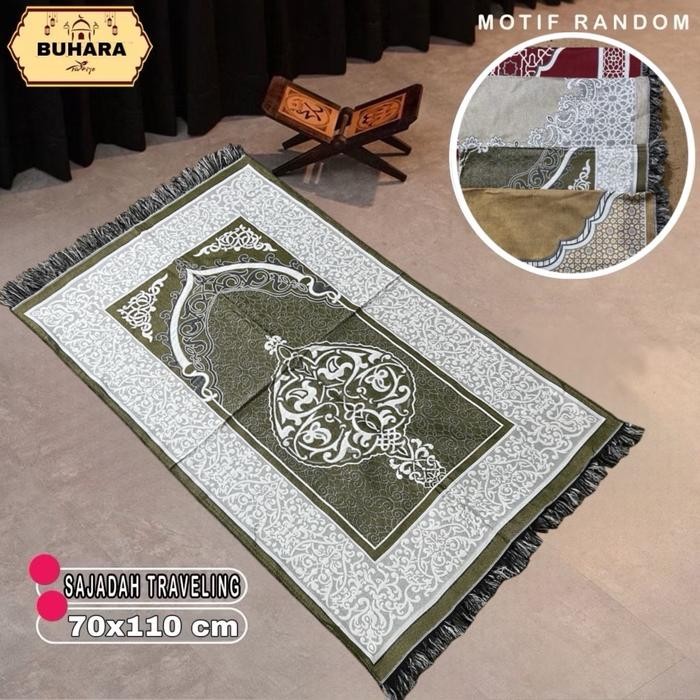 (Expert) BUHARA MONO TRAVEL 70x110 cm Sajadah Turkiye Travel Ukuran Jumbo Dewasa souvenir