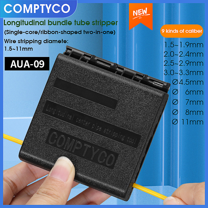 OMPTYCO AUA-09 Fiber Optic Ribbon Optic Cable Stripper 1.5-11mm