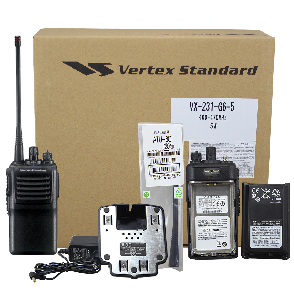 VX-231 VHF/UHF Portable Two Way Radio Replace for Vertex Standard