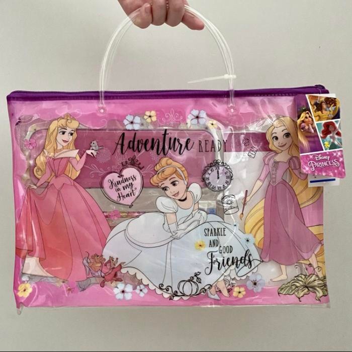 

Stationery Set W Bag Disney Princess Original
