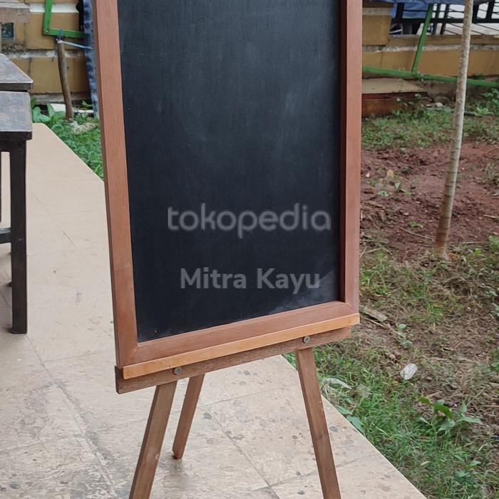 

Papan Tulis Kapur Blackboard Standing Papan Nama Kafe Ukuran 40 X 60