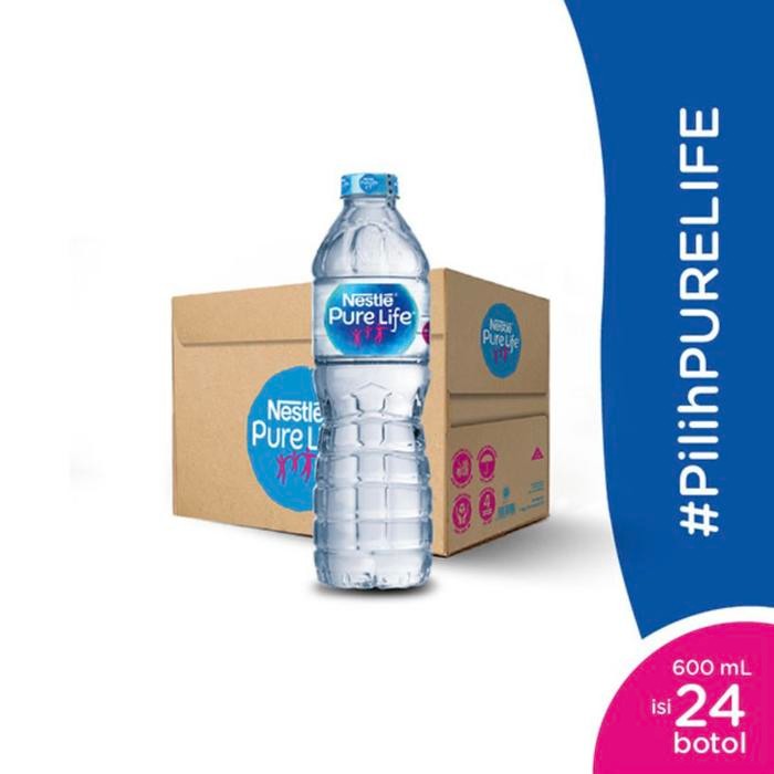 

NWFK Nestle Pure Life 600 Ml Isi 24/ 1 Dus/Air Mineral Nestle Dus 600Ml