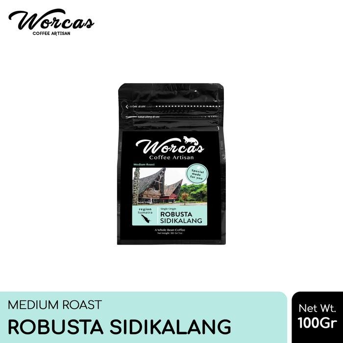 

NWFK Worcas Kopi Robusta Sidikalang 100Gr - Medium Roast