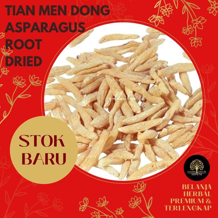 

NWFK (100 Gram) Tian Men Dong Asparagus Root Tuber Asparagi Cochinenss Tea Minuman