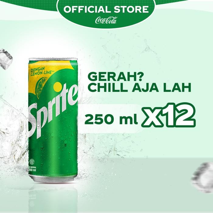 

NWFK Sprite Lemon Lime Minuman Soda - Kaleng 250Ml - X12 Pcs