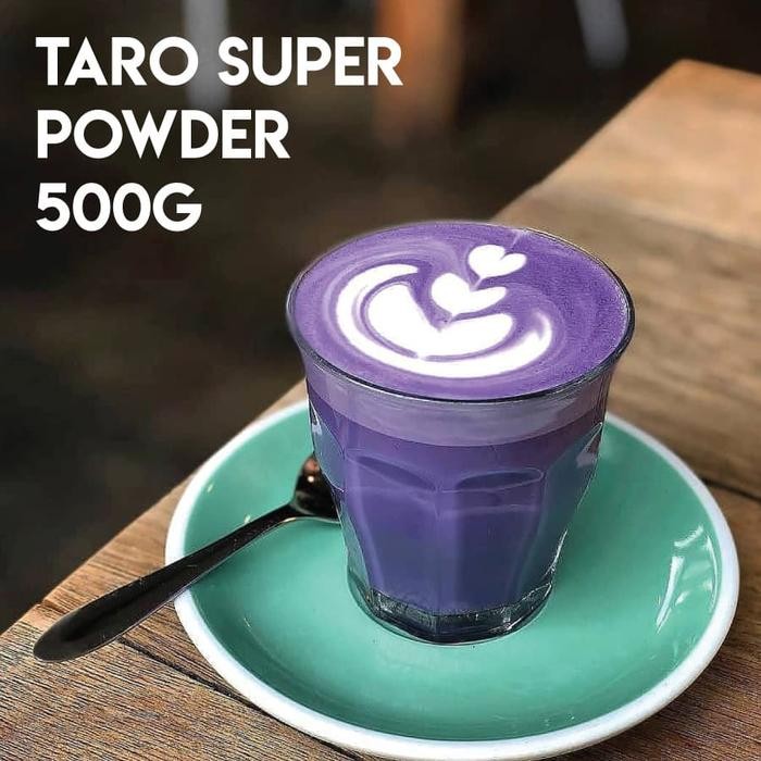 

8SXE Javaland Bubuk Minuman Super Powder Taro 500G Tester Repack Original Halal Untuk Hot