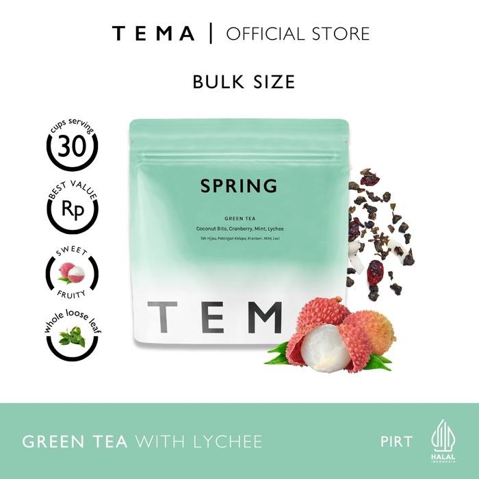 

8SXE Tema Tea Loose Leaf Large Pouch - Spring / Lychee Green Tea