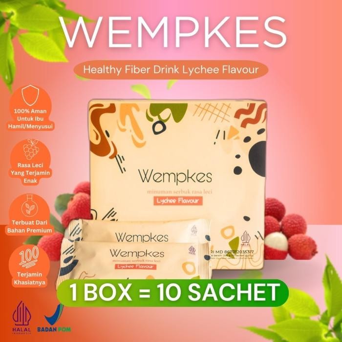 

8SXE Wempkes Fiber Drink (1Box) - Minuman Serat Kaya Nutrisi