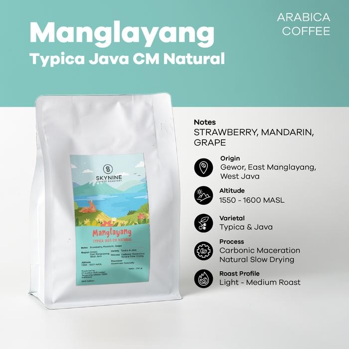 

8SXE Kopi Arabika Manglayang Typica Java Cm Natural