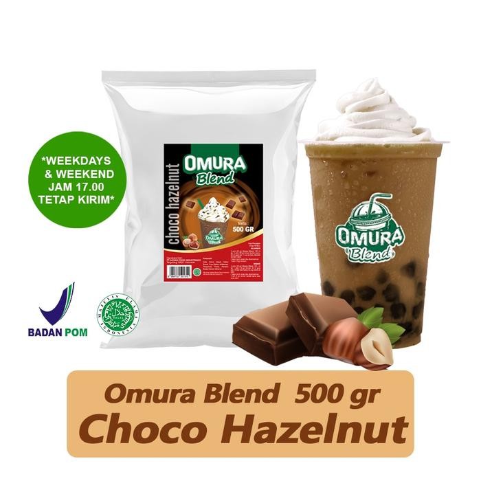 

8SXE Omura Blend Bubuk Minuman Rasa Choco Hazelnut / Cokelat Kacang Hazel Powder Drink 500
