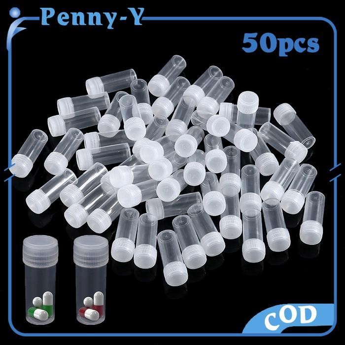 IGZS   50Pcs Botol Sampel 5Ml Wadah Toples Sampel Toples Botol Mini