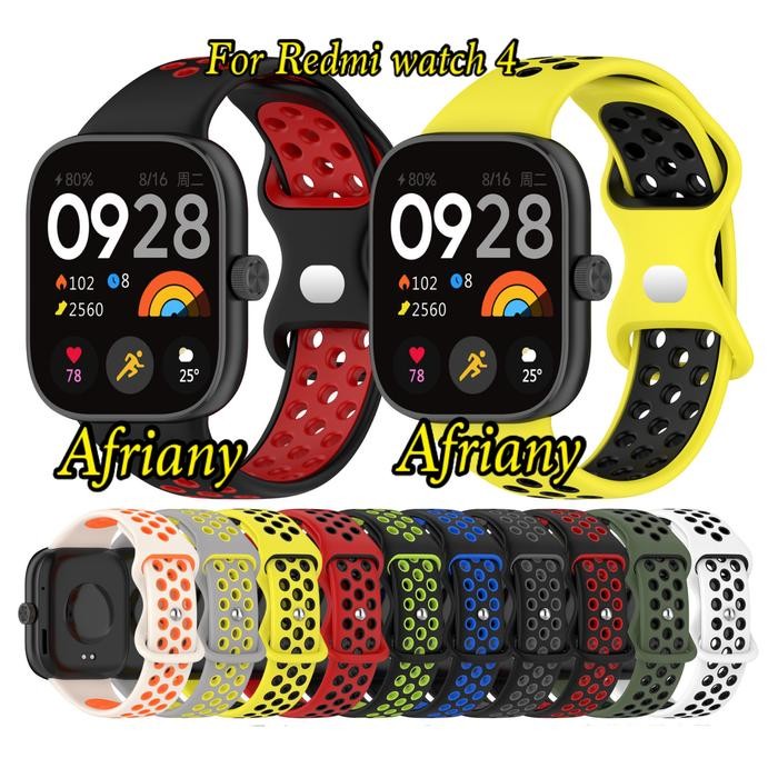 SK6C Strap Sport Smartwatch Redmi Watch 4 Rubber Silikon Silicone