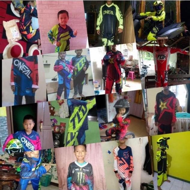 Setelan Anak Motor Cross / Baju Motor Cross Anak