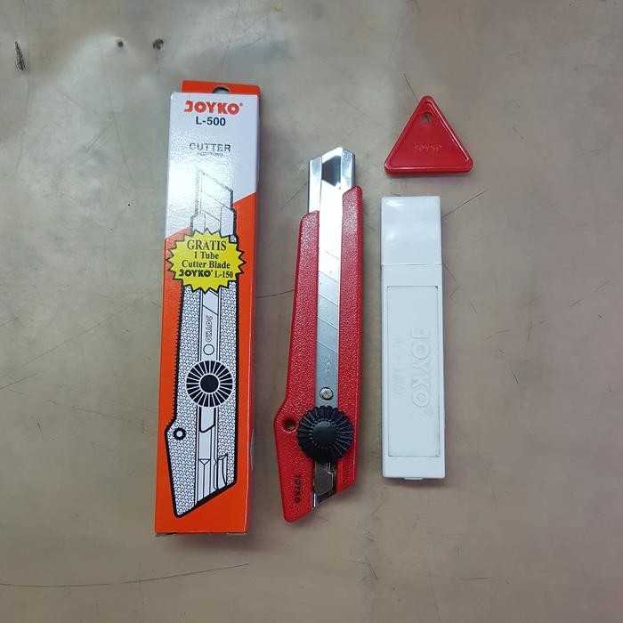 

New Item! Joyko Cutter Besar L-500/ Kater Pisau + Free Bonus 5 Pcs Isi L-150 Low Price