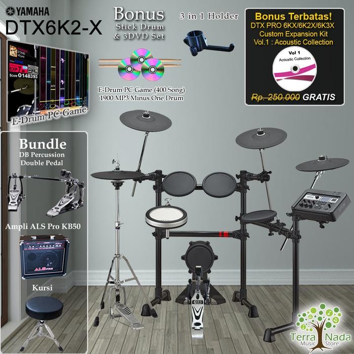 Drum Elektrik Yamaha DTX6K2X / DTX6K2-X/ DTX 6 K2X / 6K2 / 6K2X