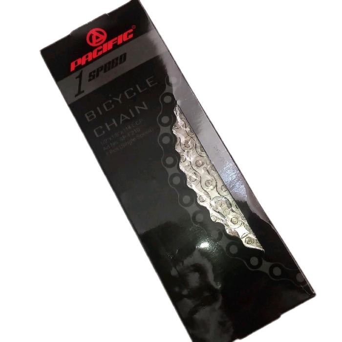 RANTAI SEPEDA BMX PACIFIC KROM PUTIH 114L