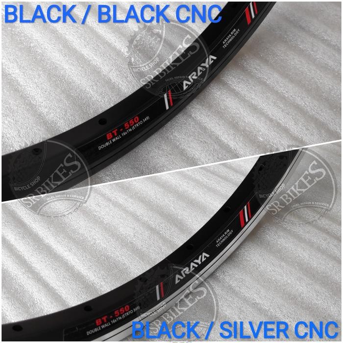 Velg Rims Sepeda 16 x 1 3/8 (ETRTO 349) 28H DOUBLE WALL. ARAYA BT-550