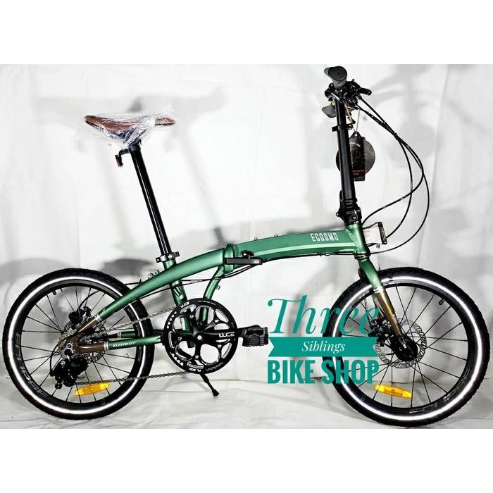 SEPEDA LIPAT ELEMENT ECOSMO FILOSOFI KOPI 10 GREEN, ALLOY, HYDRAULIC