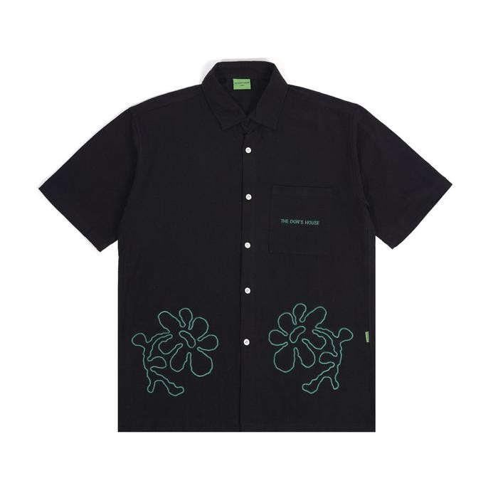 The Don's House ZUXY - Kemeja n Lengan Pendek Motif Bordir Pria Wanita Unisex *