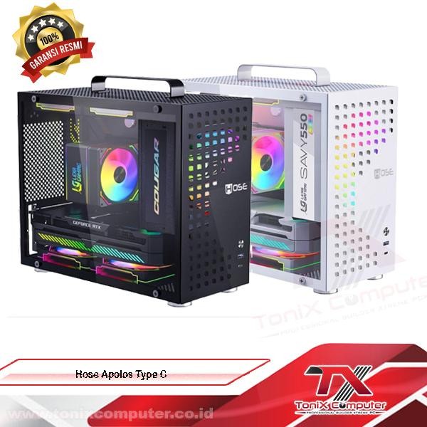HOSE Gaming APOLOS Casing PC Mini Mini PC Gaming Case *