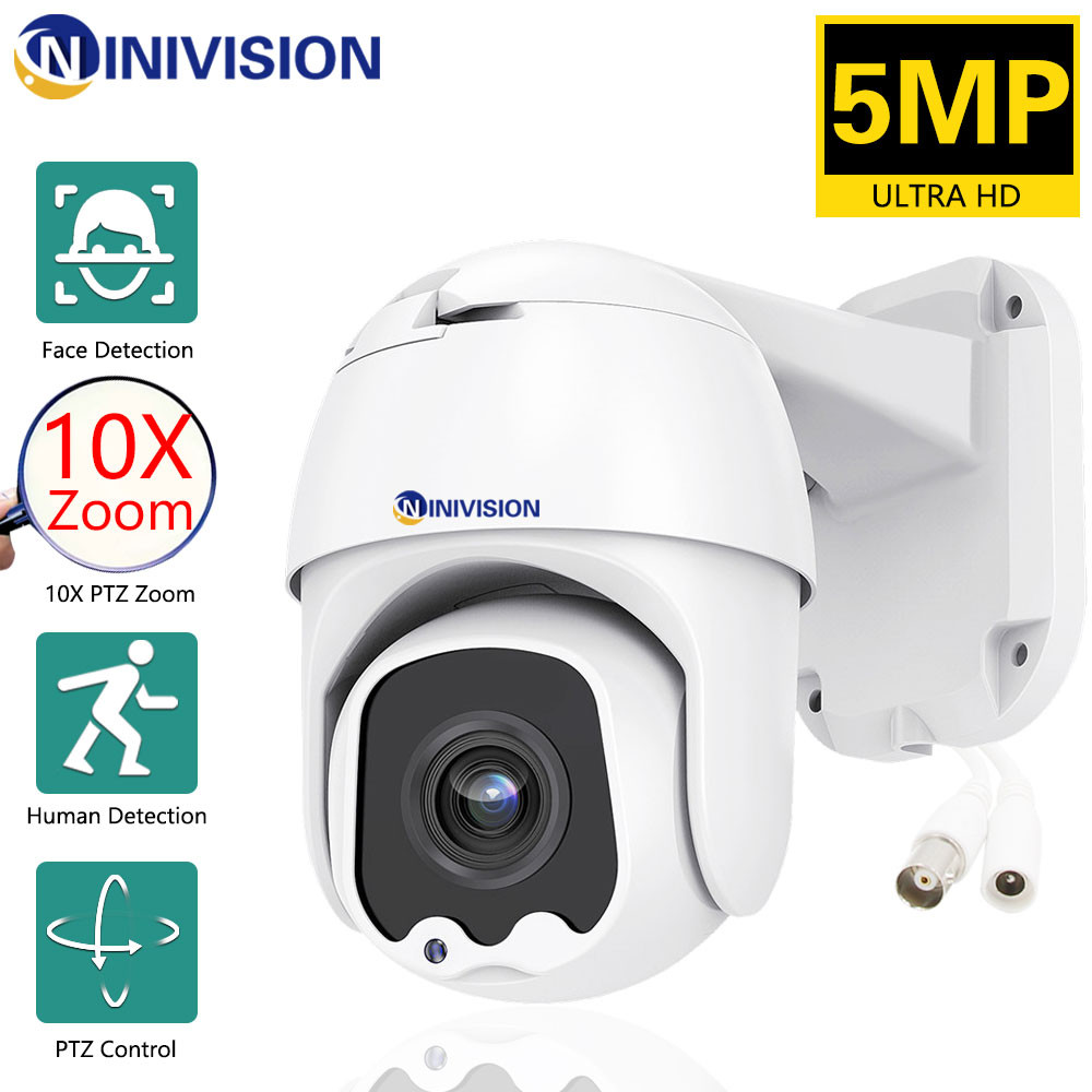 5MP PTZ AHD Camera Outfoor  Dome Coaxial Control 10X Optical zoom IR
