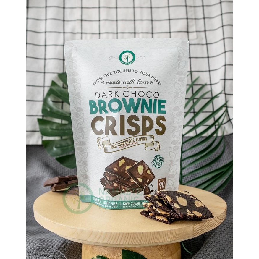 

Vegan Dark Choco Brownie Crisps 90Gr
