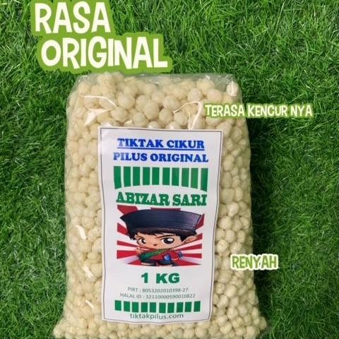 

Camilan Tiktak / Pilus Kencur 1Kg Rasa Kencurnya Yang Renyah Camilan Snack Asin Makanan Ringan Snack