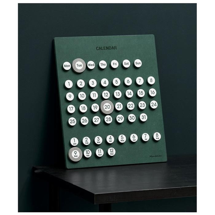 

Mandelda Ring Calendar Aesthetic Calendar Decoration