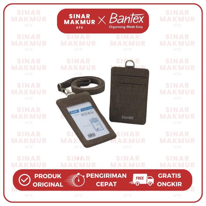 

Lanyard ID Card/IC Holder/Gantungan Kartu ID/Name Tag Potrait Syntethic Leather Bantex 8869 (Pcs)