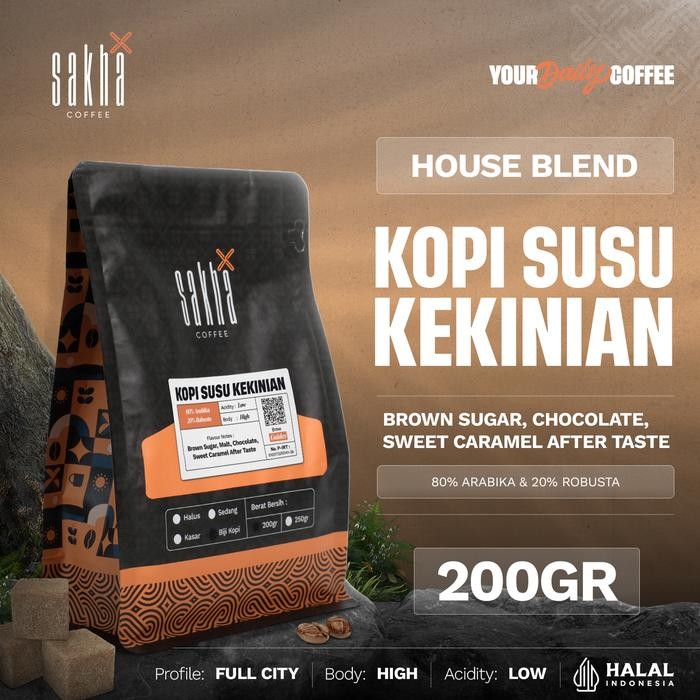 

Terlaris - Espresso Coffee House Blend For Es Kopi Susu Kekinian 200 Gram Coffe