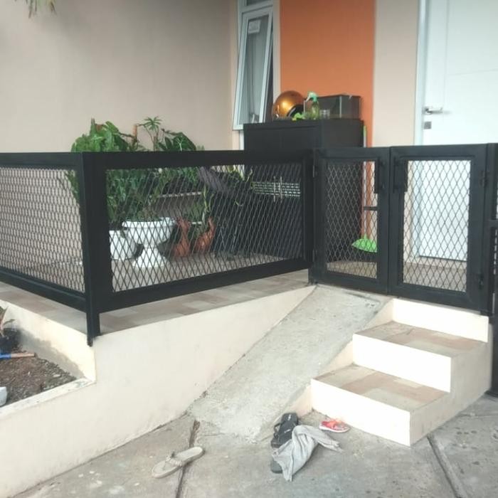 PREMIUM Pagar Balkon Besi Kawat Expanda
