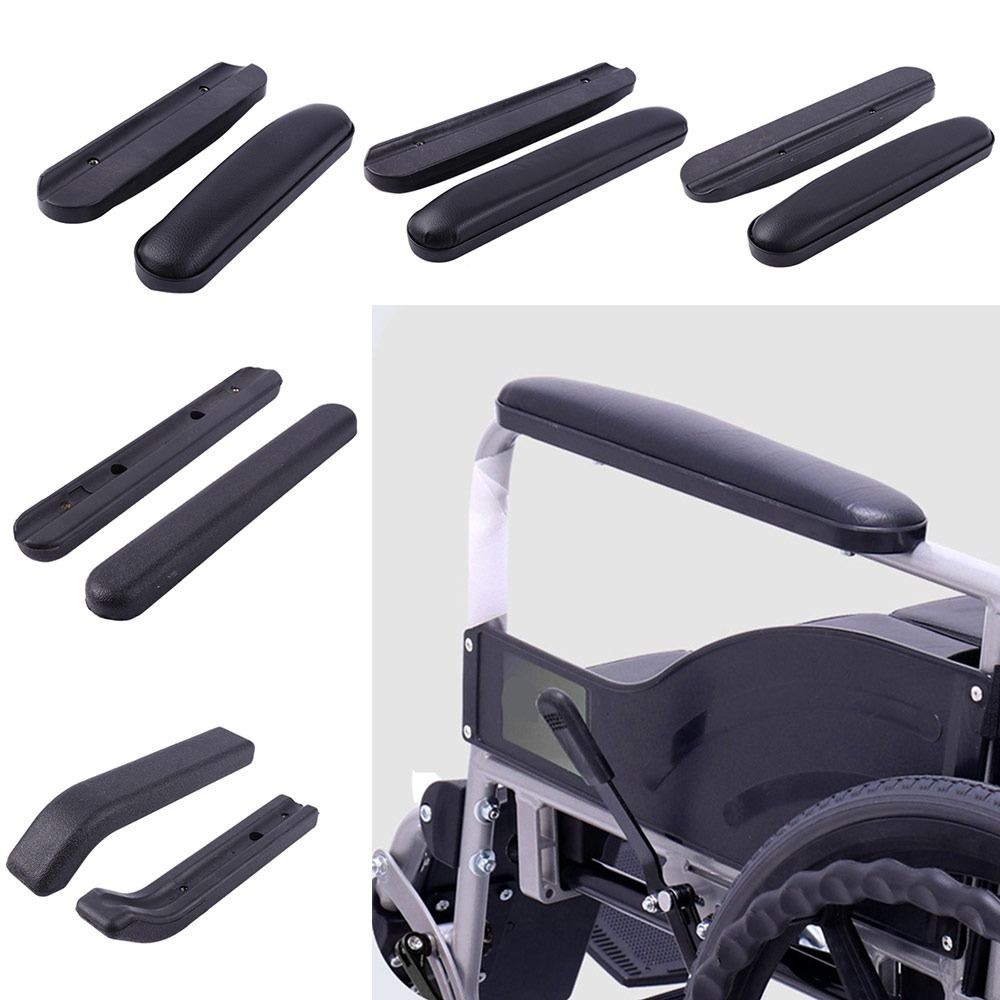 1Pc Leather Sponge Wheelchair Armrest with Screw Replacement Wheelchair Armrest Pad Wheelchair Arm P
