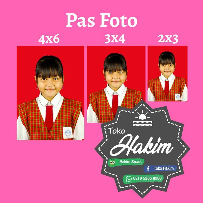 Cetak Pas Foto 2x3 3x4 4x6 Kertas Silky Doff/matte 260 gr