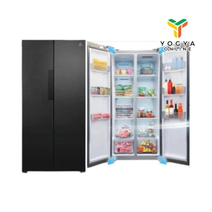 Polytron Lemari Es Side By Side Prs451Y