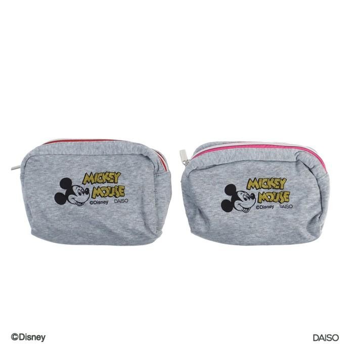 

Daiso Pouch with Sweat Gusset -Mickey and Minnie-