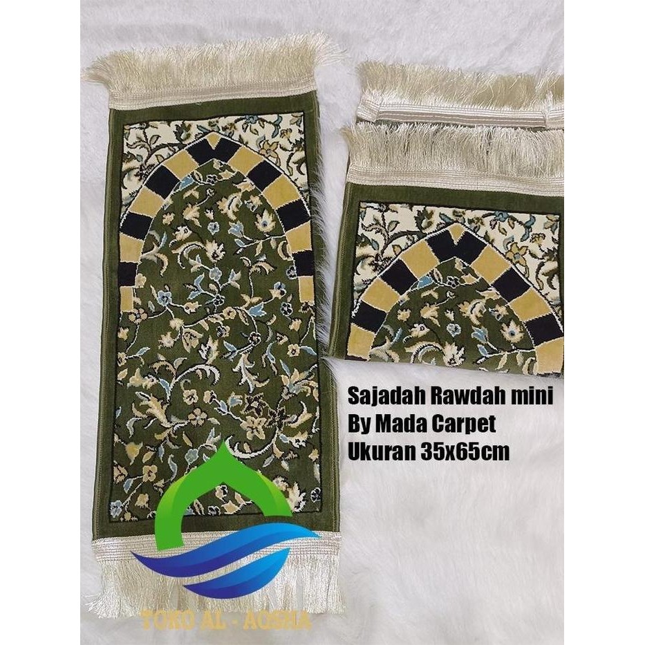 (Expert) Sajadah Rawdah kepala/Rawdah Mini/Rawdah Kepala by Mada Carpet