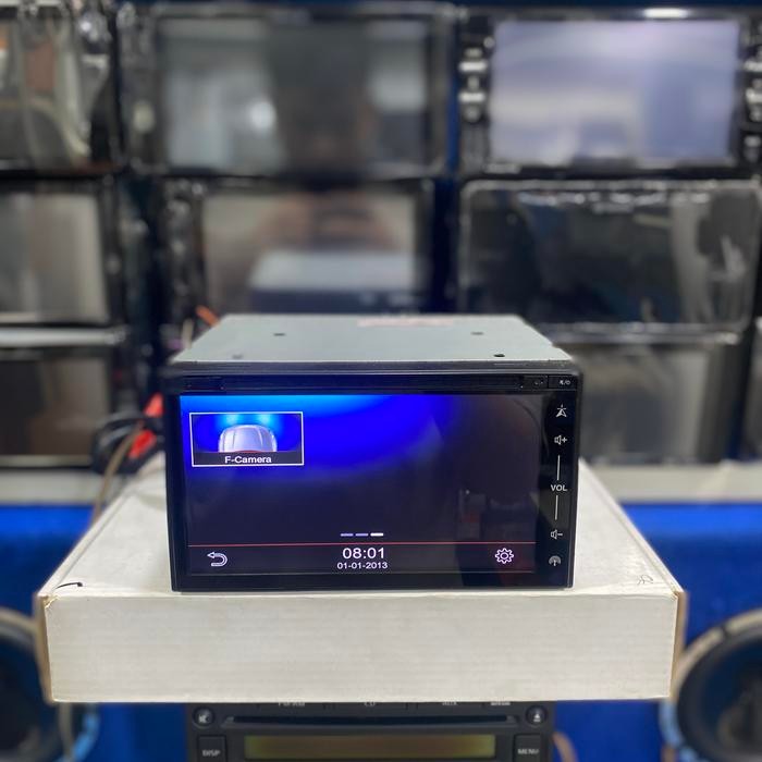 HEAD UNIY DOUBLE DIN MERK M TECH UKURAN 7 INCH PAS