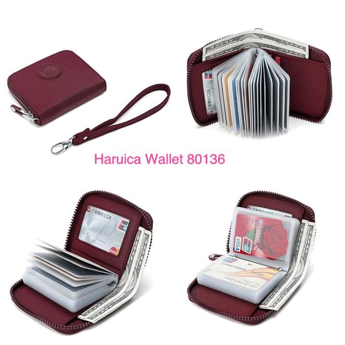 Dompet kartu HARUICA WALLET 80136 - dompet lipat kartu import