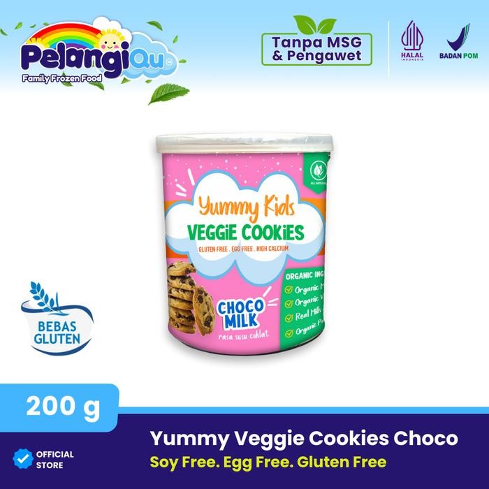 

OR6T Kukis Sayur Organik Cokelat Susu Gluten Free Egg Free Tanpa Pengawet