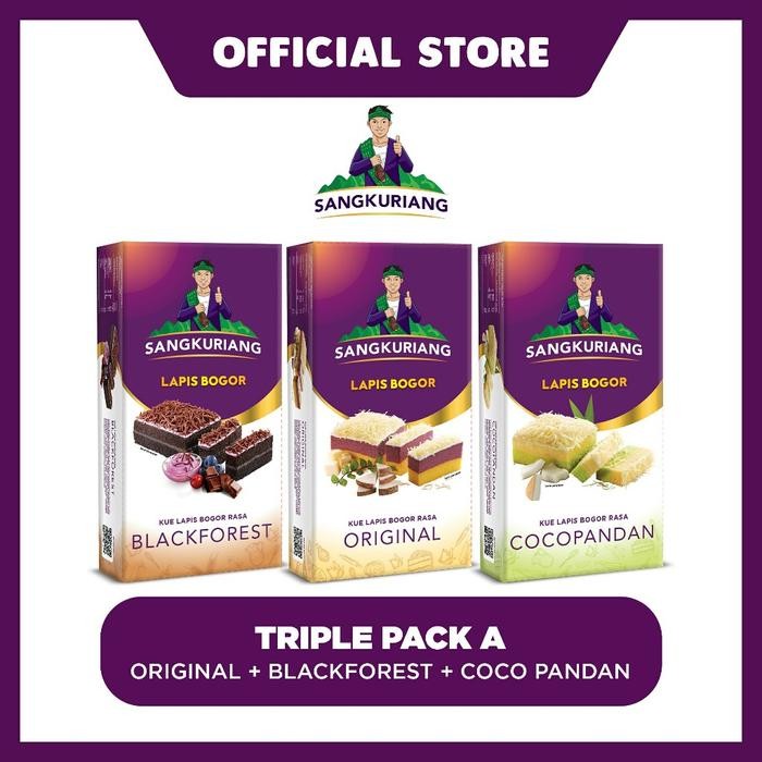

OR6T Triple Pack A (Reguler - Original + Blackforest + Coco Pandan)