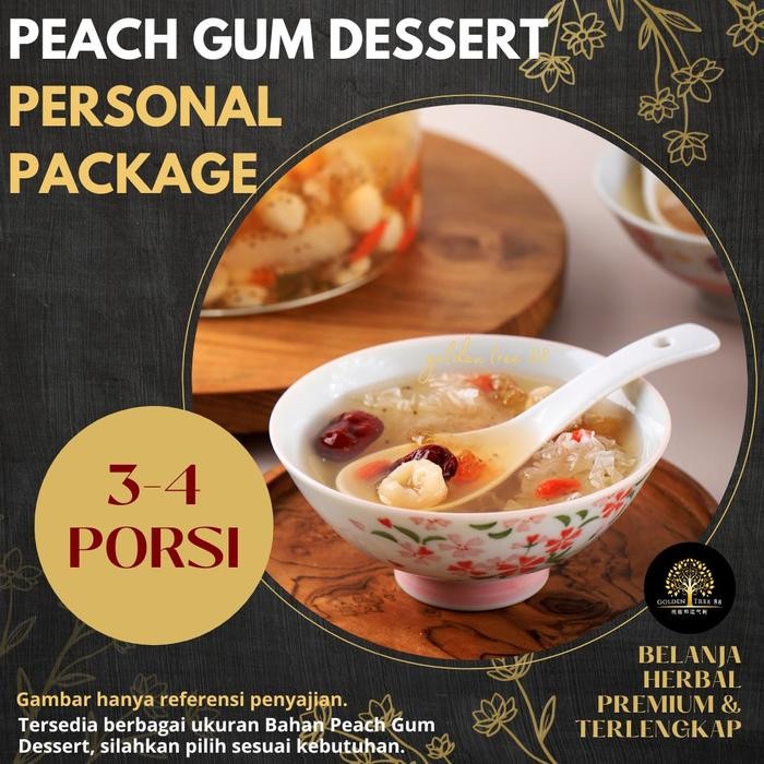 

OR6T Premium Peach Gum Dessert Paket Personal 3-4 Porsi Fresh Original