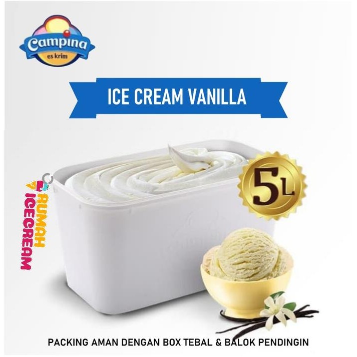 

OR6T Ice Cream Vanilla 5 Liter Campina