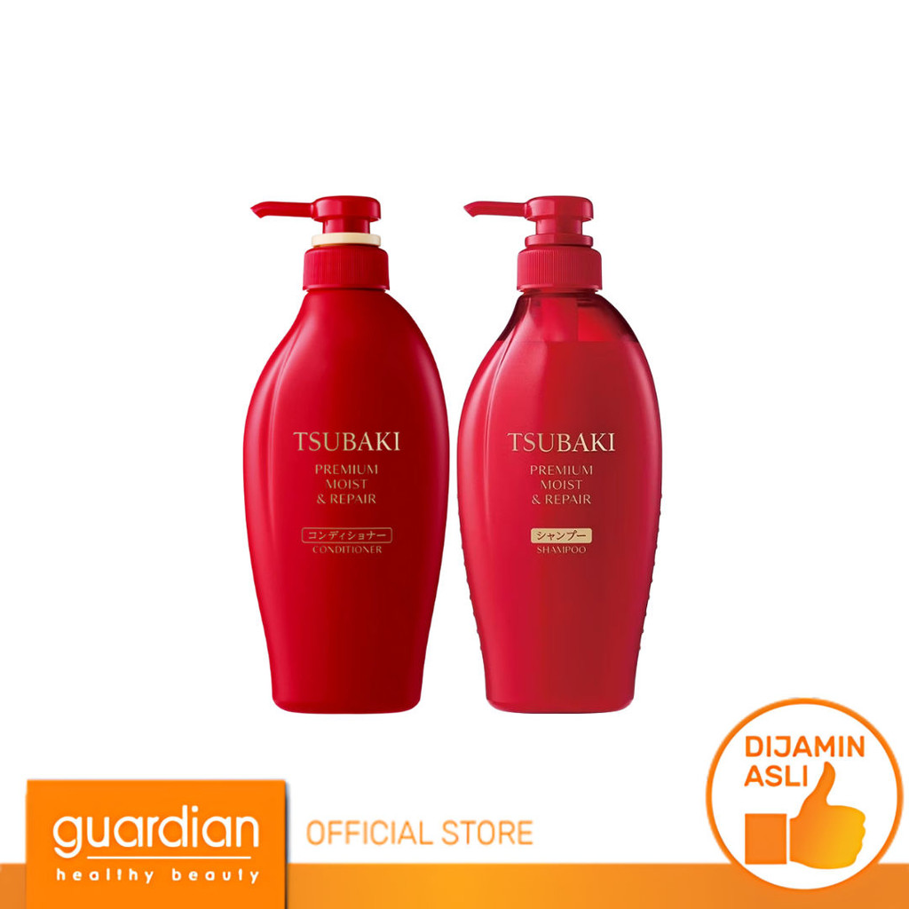 [Bundling] Tsubaki Premium Moist & Repair Shampoo 450Ml + Tsubaki Premium Moist & Repair Conditioner