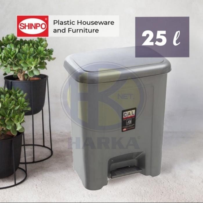 PREMIUM Tempat Sampah Injak Shinpo/Tong Sampah Injak Shinpo SIP-725 25 Liter